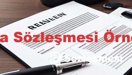 Araç Kira Sözleşmesi Örneği Word