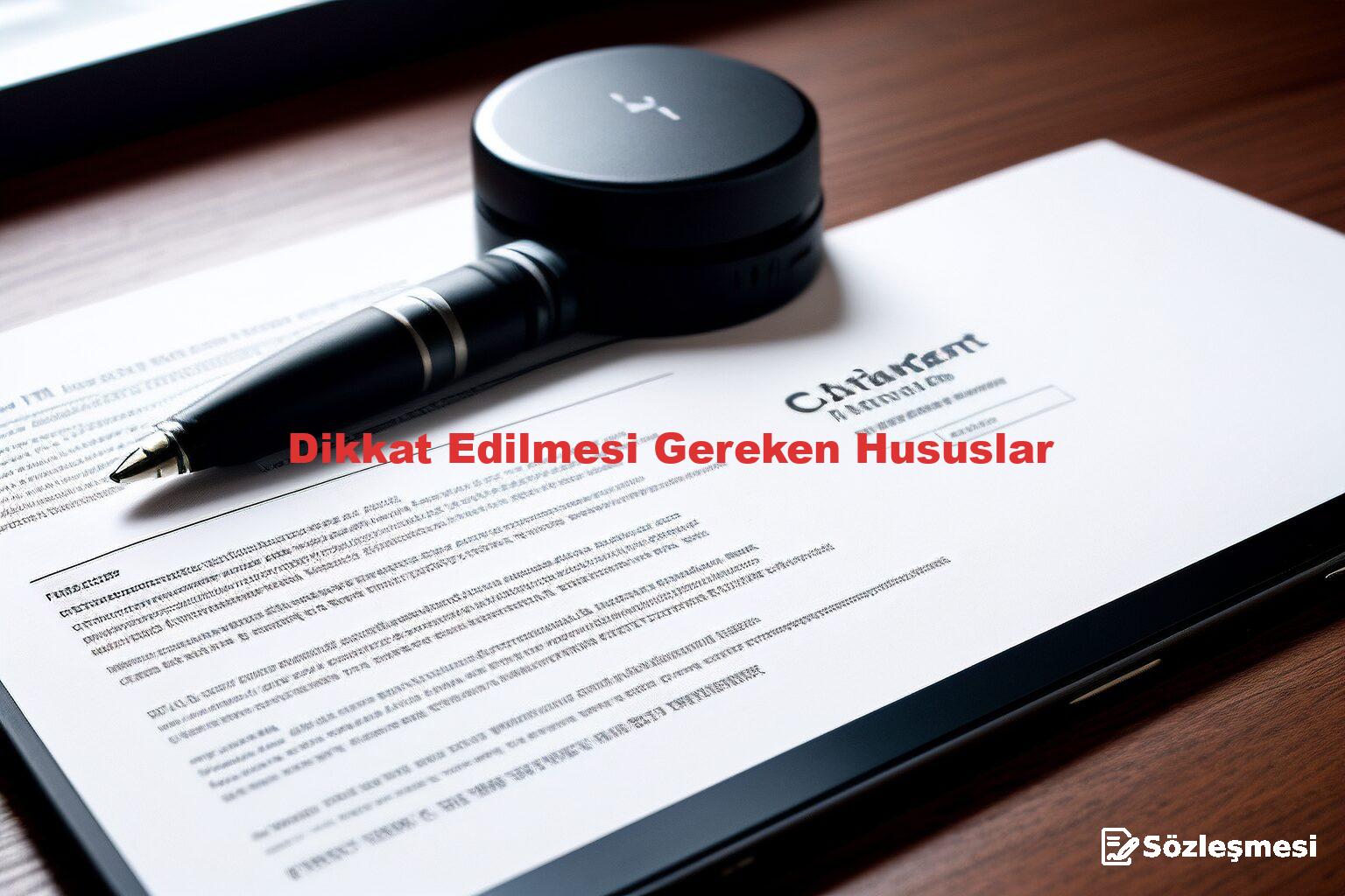 Dikkat Edilmesi Gereken Hususlar