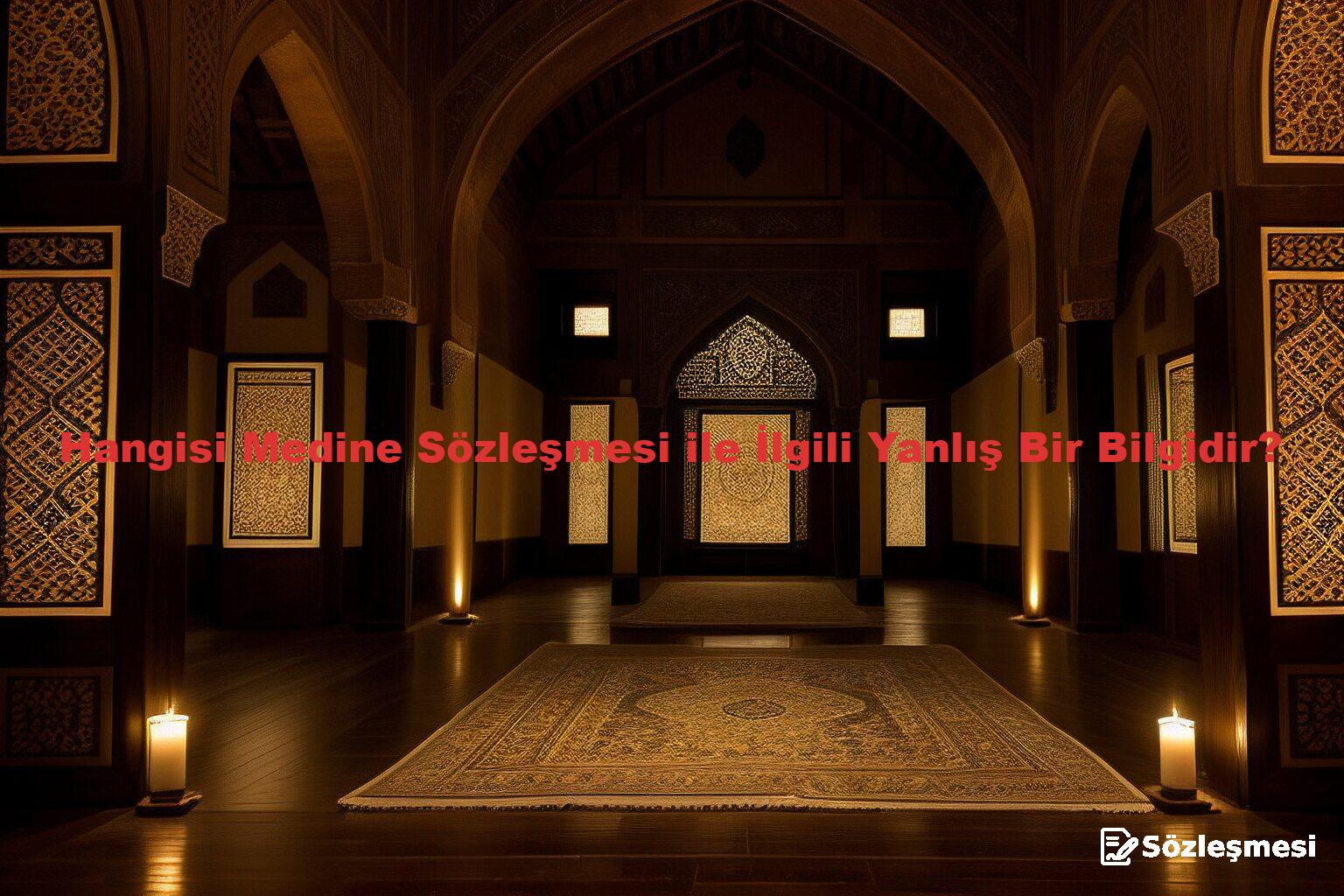 Hangisi Medine Sözleşmesi ile İlgili Yanlış Bir Bilgidir?