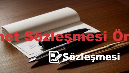 Hizmet Sözleşmesi Örneği