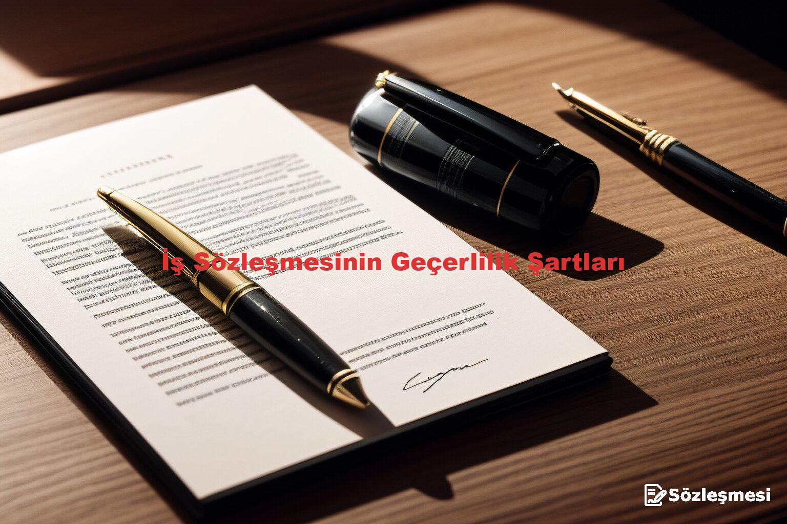 İş Sözleşmesinin Geçerlilik Şartları