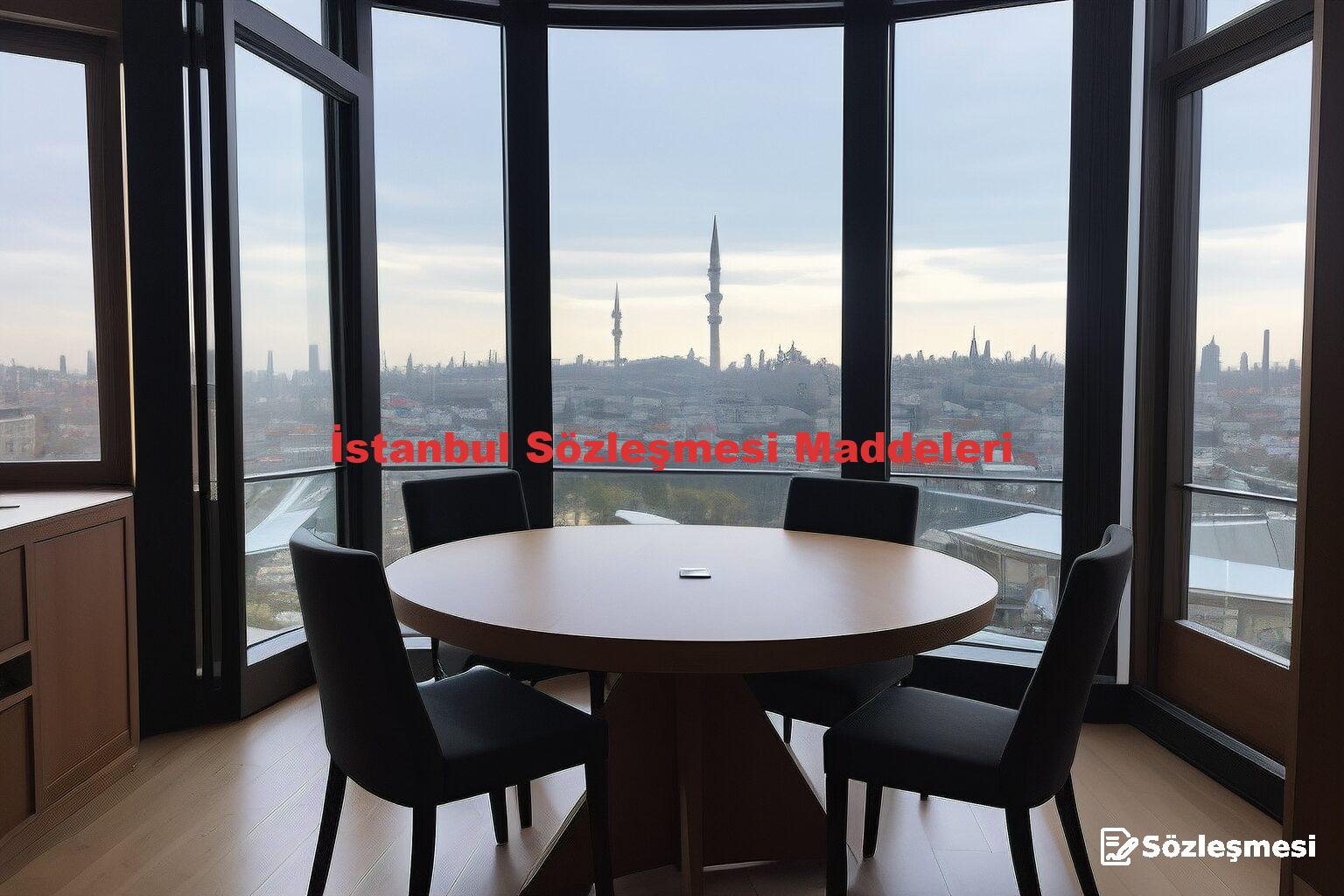 İstanbul Sözleşmesi Maddeleri