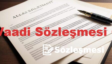 Satış Vaadi Sözleşmesi Örneği