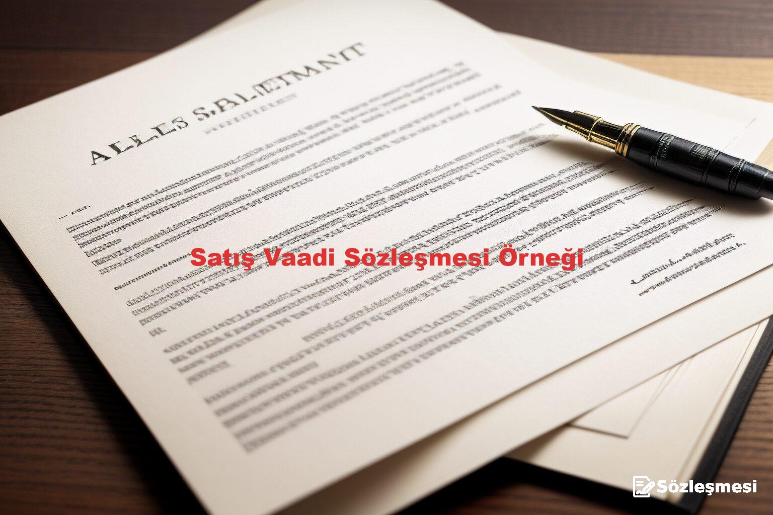 Satış Vaadi Sözleşmesi Örneği