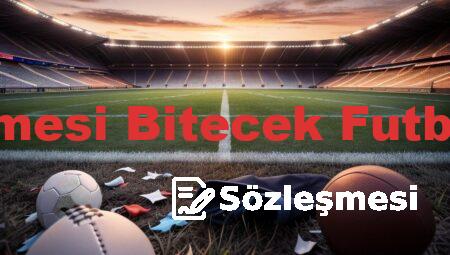 Sözleşmesi Bitecek Futbolcular