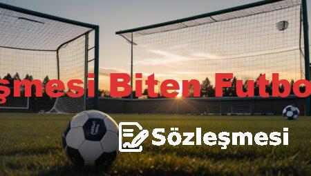 Sözleşmesi Biten Futbolcular