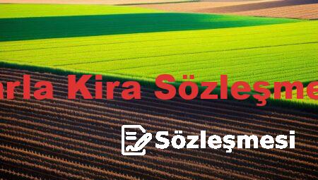 Tarla Kira Sözleşmesi