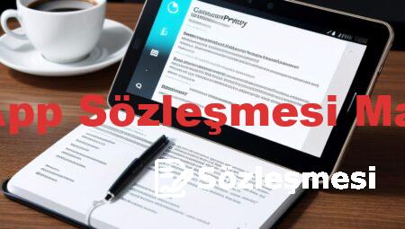 WhatsApp Sözleşmesi Maddeleri
