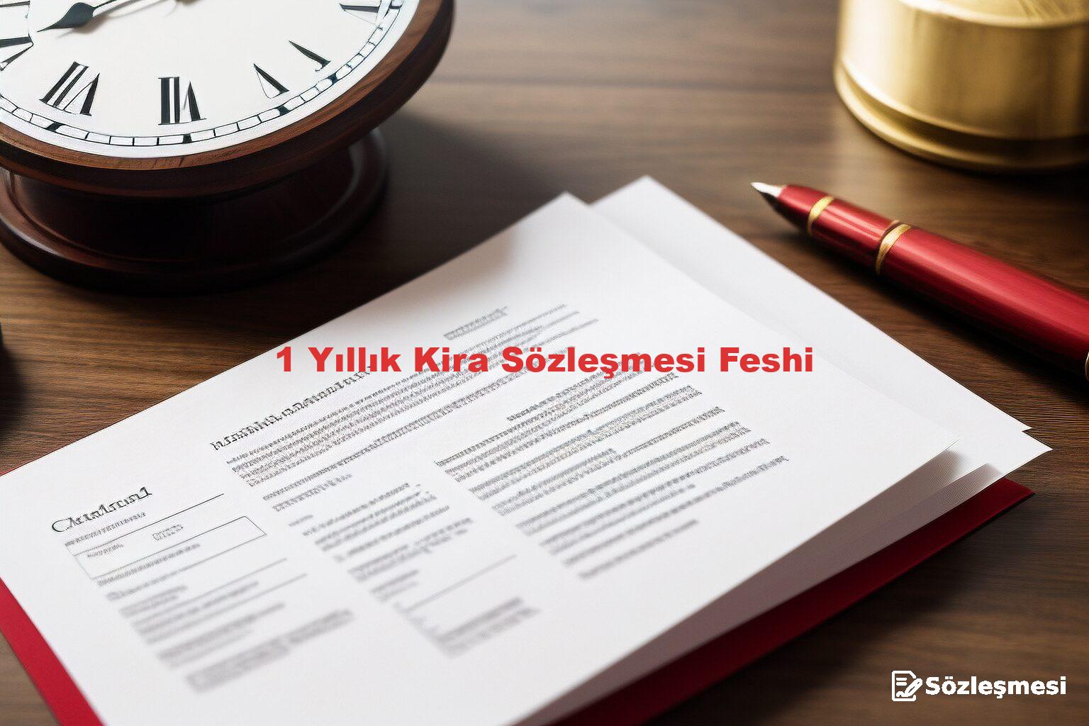 1 Yıllık Kira Sözleşmesi Feshi
