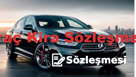 Araç Kira Sözleşmesi