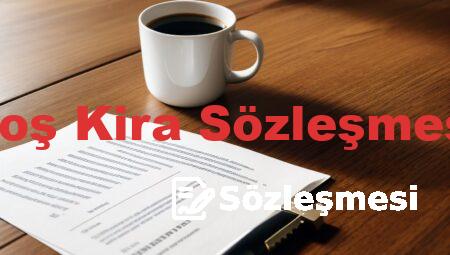 Boş Kira Sözleşmesi