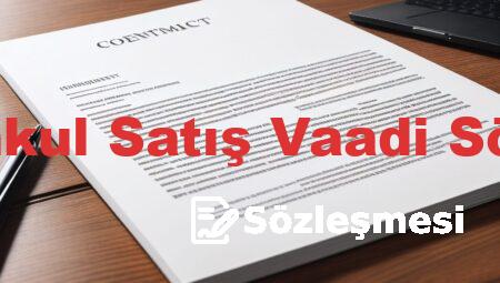 Gayrimenkul Satış Vaadi Sözleşmesi