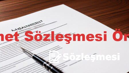 Hizmet Sözleşmesi Örneği