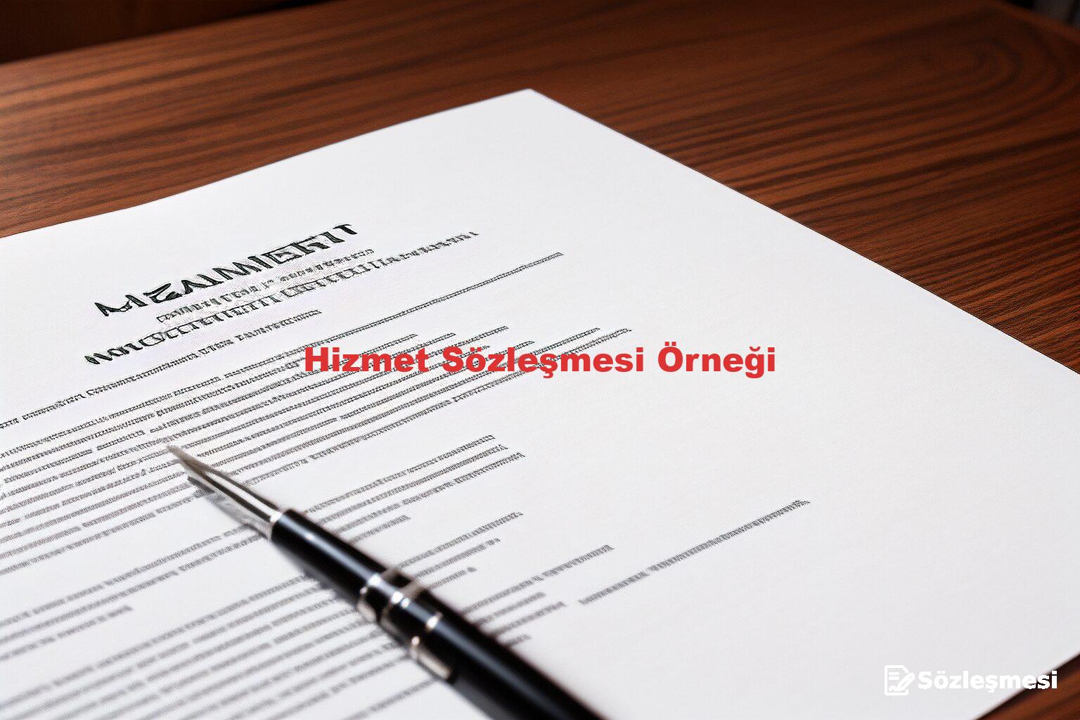 Hizmet Sözleşmesi Örneği