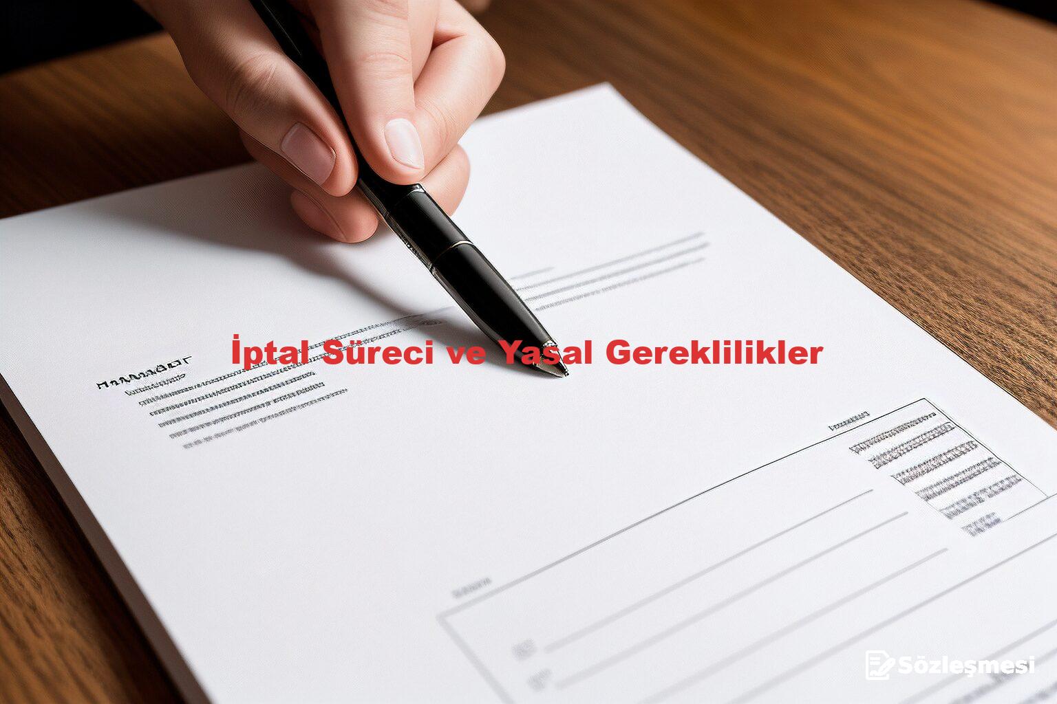 İptal Süreci ve Yasal Gereklilikler