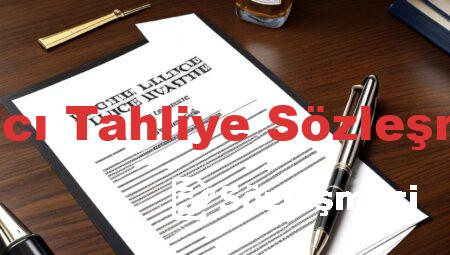 Kiracı Tahliye Sözleşmesi