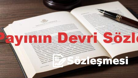 Miras Payının Devri Sözleşmesi