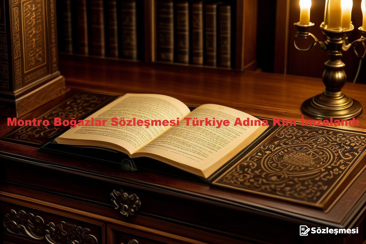 Montro Boğazlar Sözleşmesi Türkiye Adına Kim İmzalandı