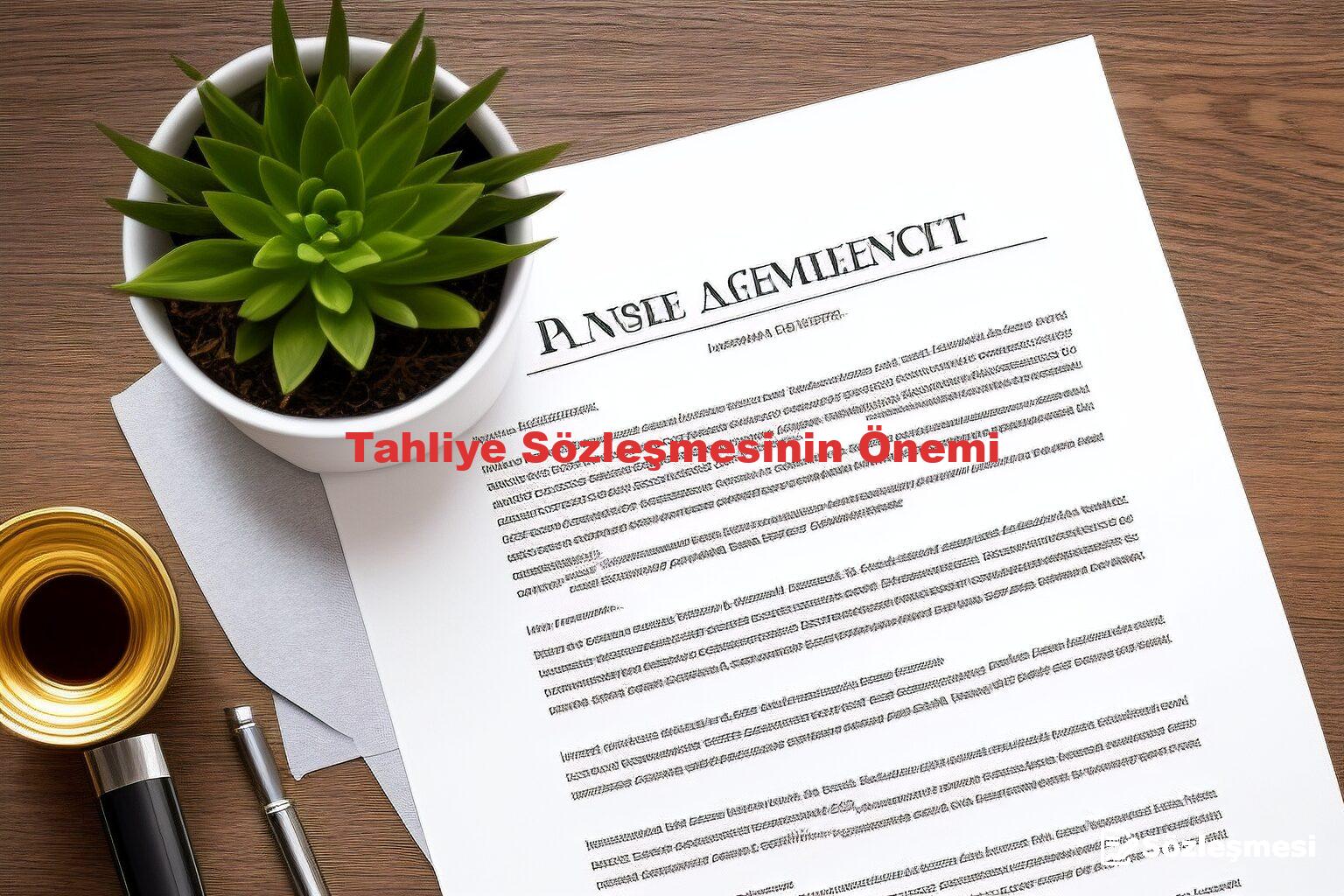 Tahliye Sözleşmesinin Önemi