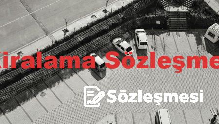 Araç Kiralama Sözleşmesi PDF