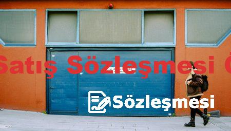 Araç Satış Sözleşmesi Örneği