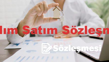 Emlak Alım Satım Sözleşmesi PDF