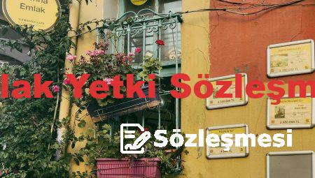 Emlak Yetki Sözleşmesi