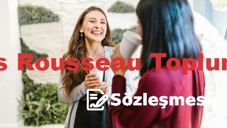 Jean Jacques Rousseau Toplum Sözleşmesi