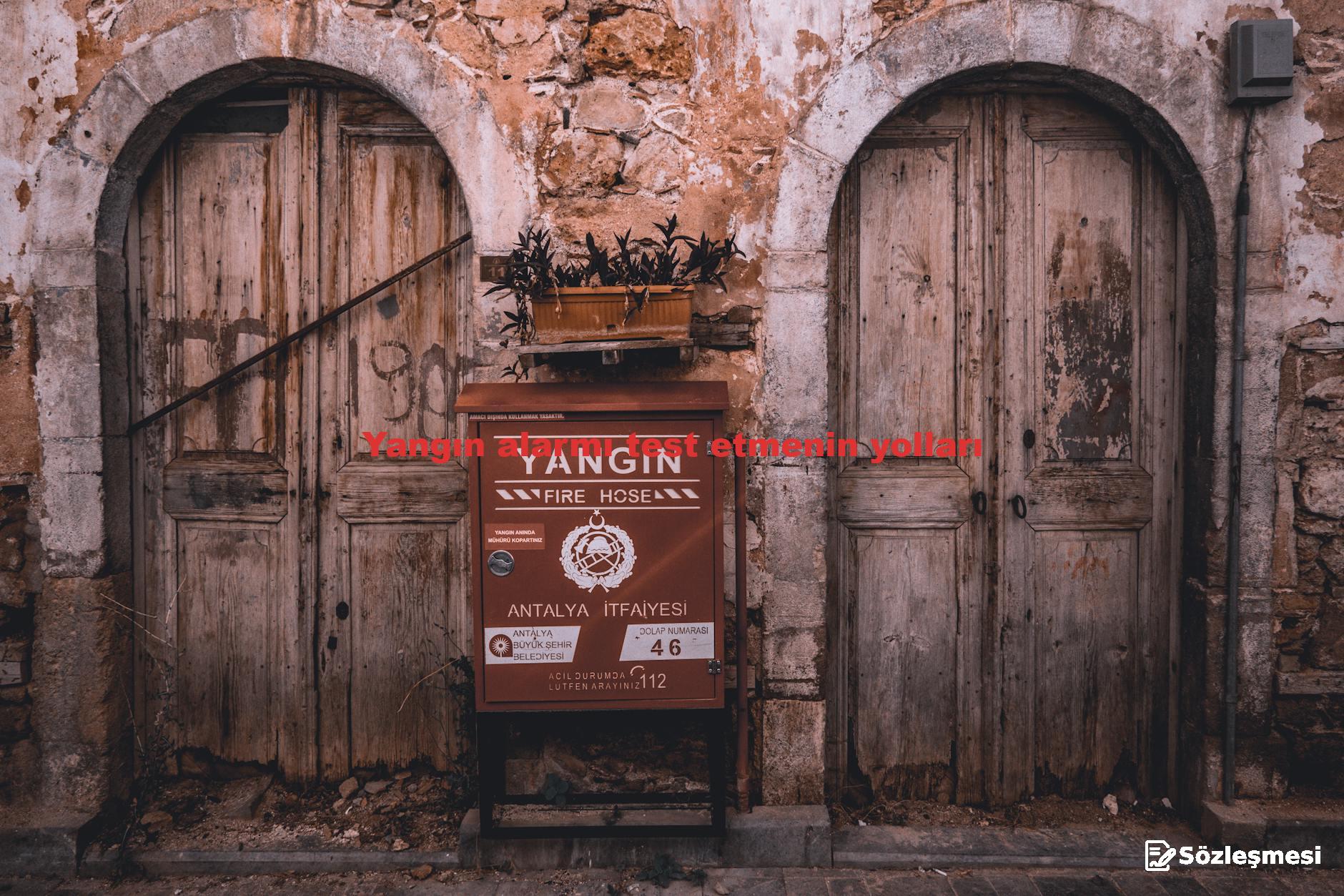 Yangın alarmı test etmenin yolları